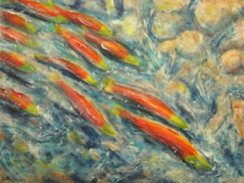 Salmon art