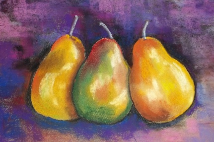 Donelle Dreaper - 3 Amigos- 12x14 Pastel, framed $250