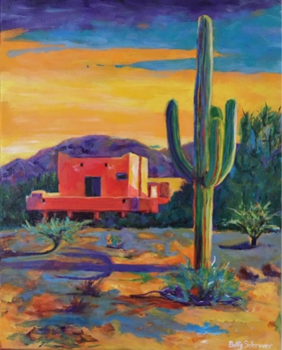 Betty Schriver - Arizona Winter - 16x20 gallery wrap canvas, NFS